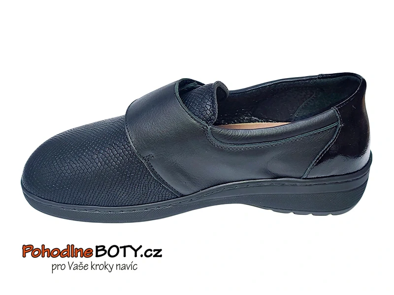 Dámské zdravotní boty Stiledivita černé na suchý zip 