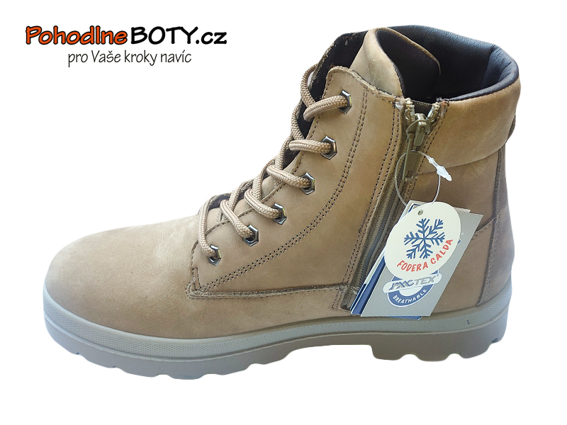 Dámské pohodlné kotníkové boty Imac hnědé 858698