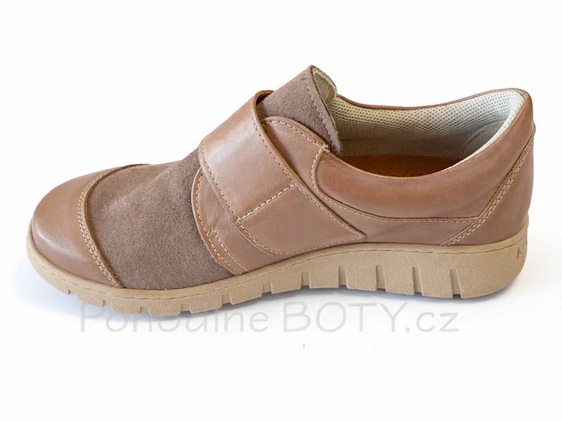 Dámské zdravotní polobotky na suchý zip Orto1472