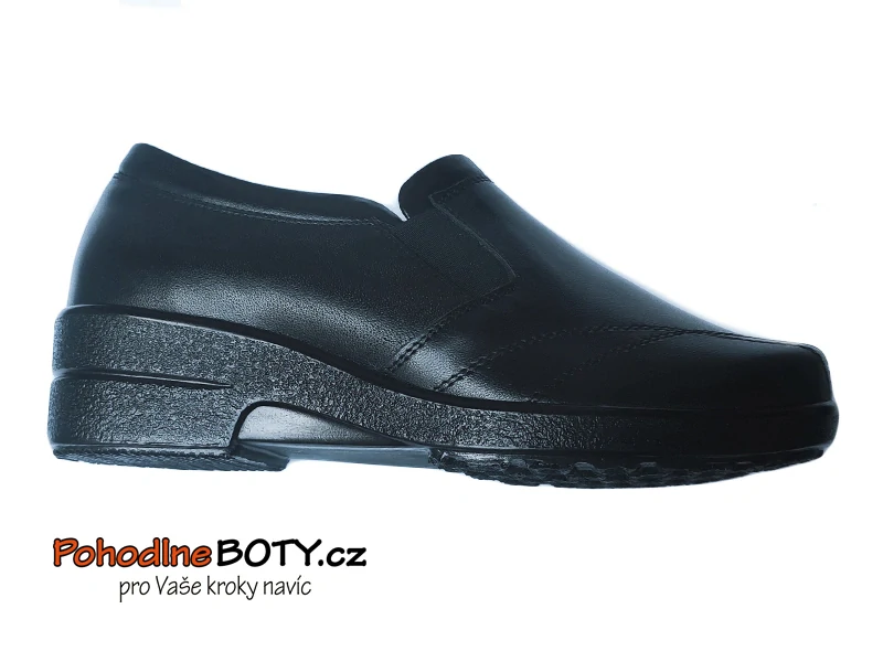 Dámské kožené mokasíny širší střih Aldex 203/521s 