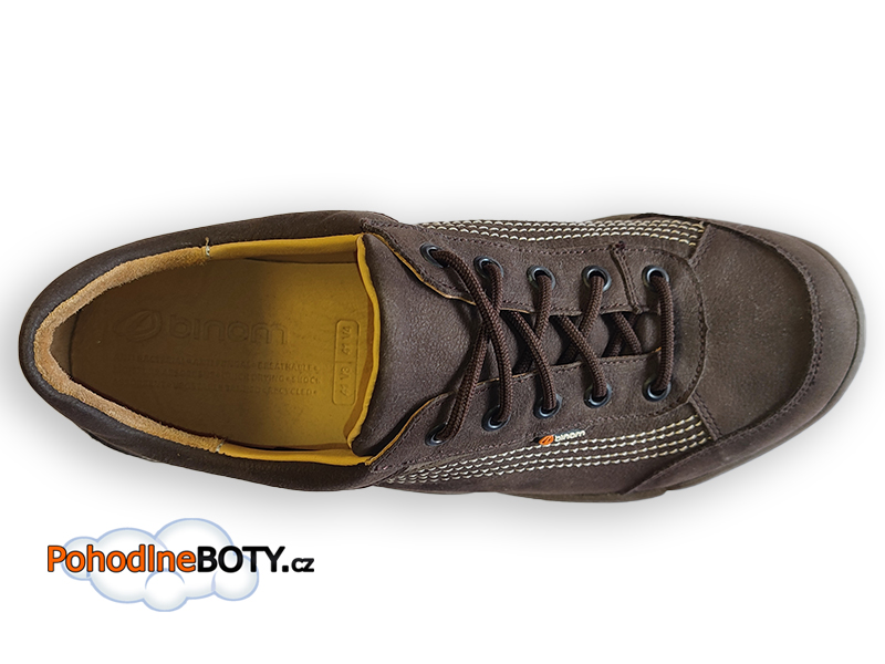 Sportovní vycházkové polobotky Binom kůže