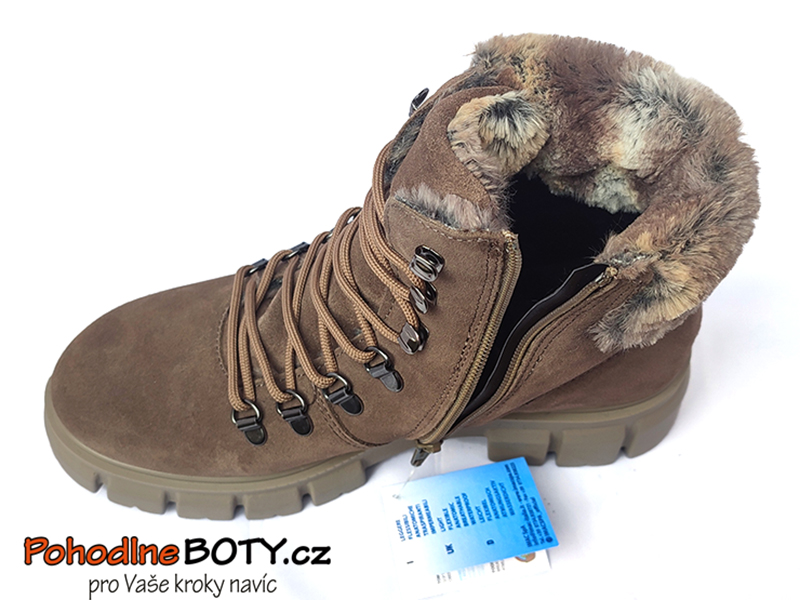 Dámské zimní workerky hnědé Imac 458029