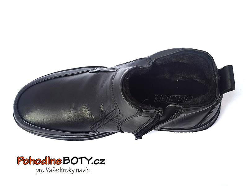 Pánská zimní obuv kůže kotníková Aurelia E-686