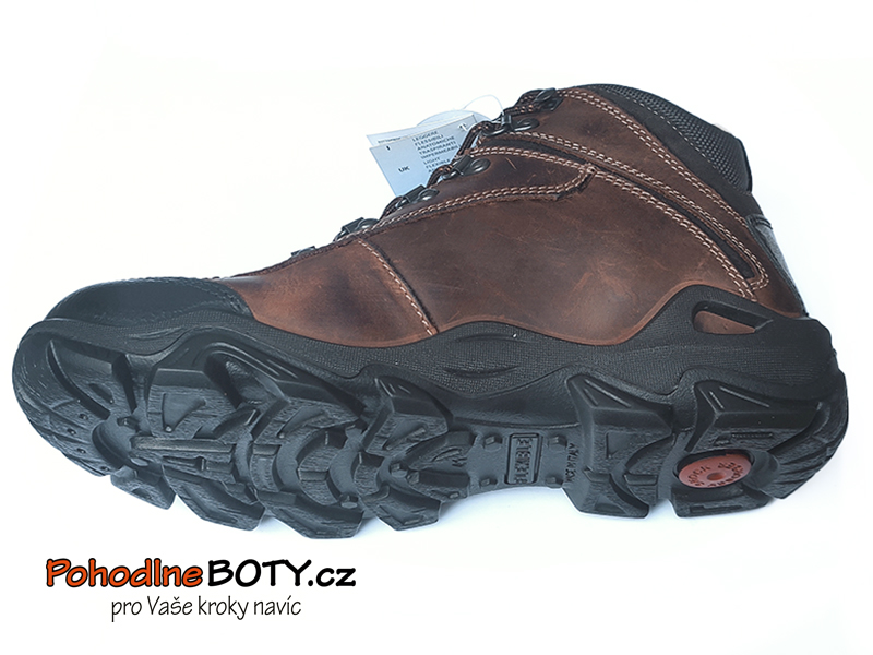 Pánské sportovní kotníkové zimní boty Imac hnědé 13121