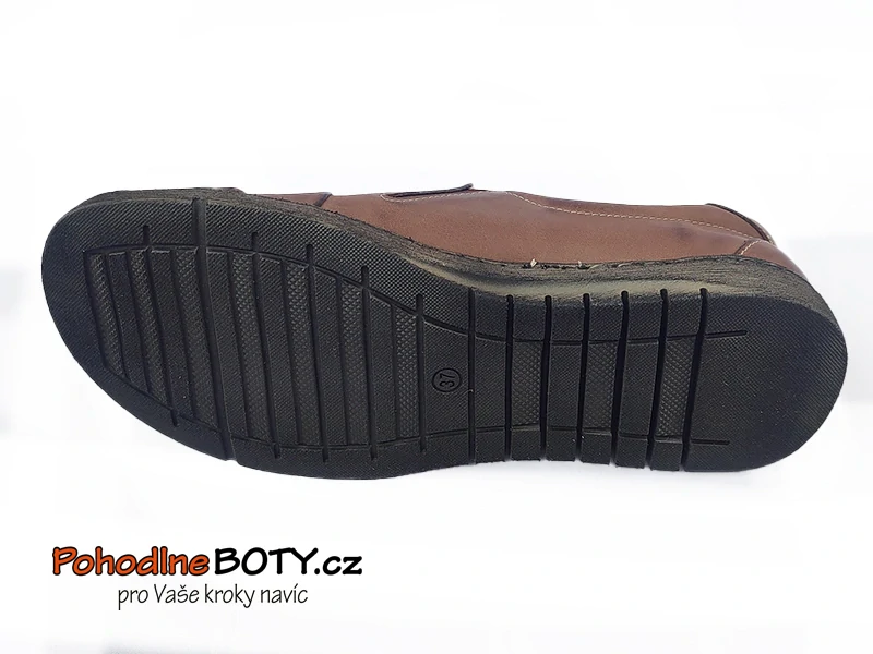 Dámské vycházkové mokasíny hnědé Aldex 511K9