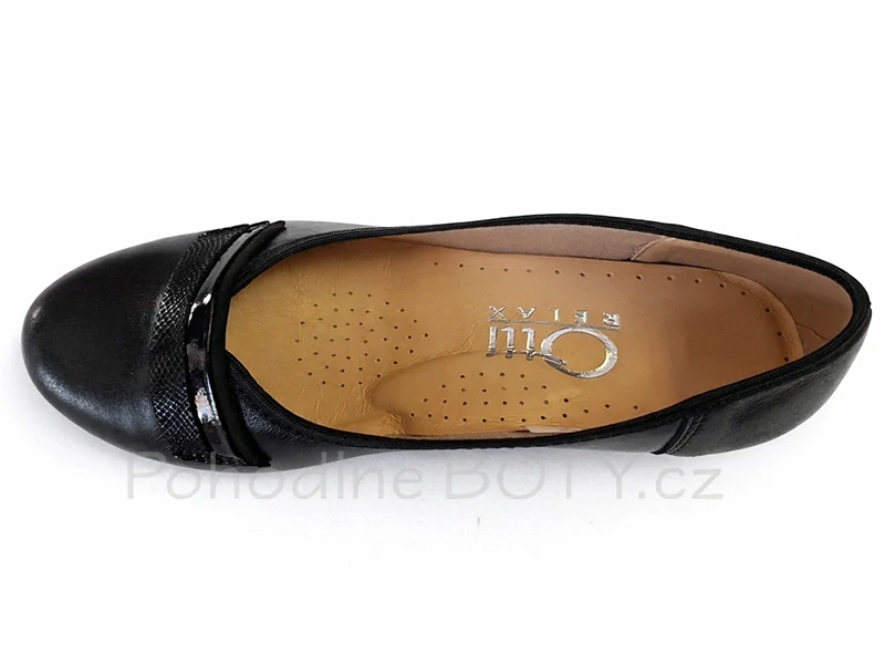 Dámské černé pohodlné lodičky Aldex 940