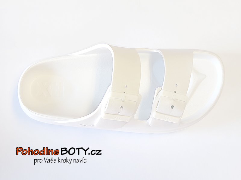 Gumové zdravotní pantofle bílé XTI 1425