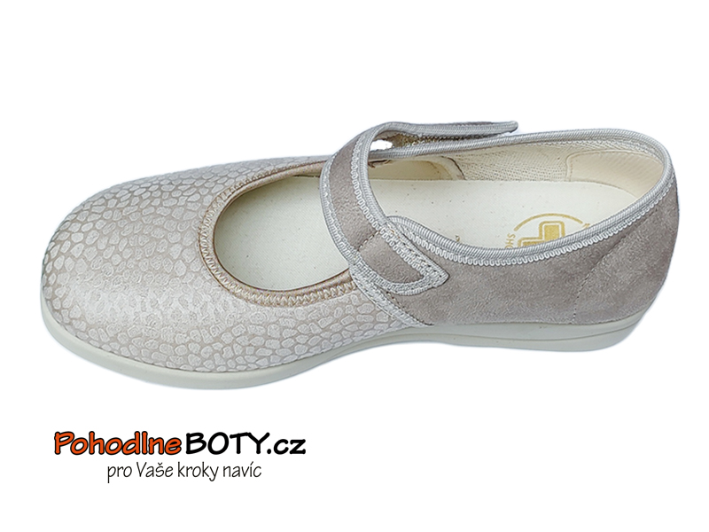 Dámské pohodlné baleríny Medi line šíře H 9150