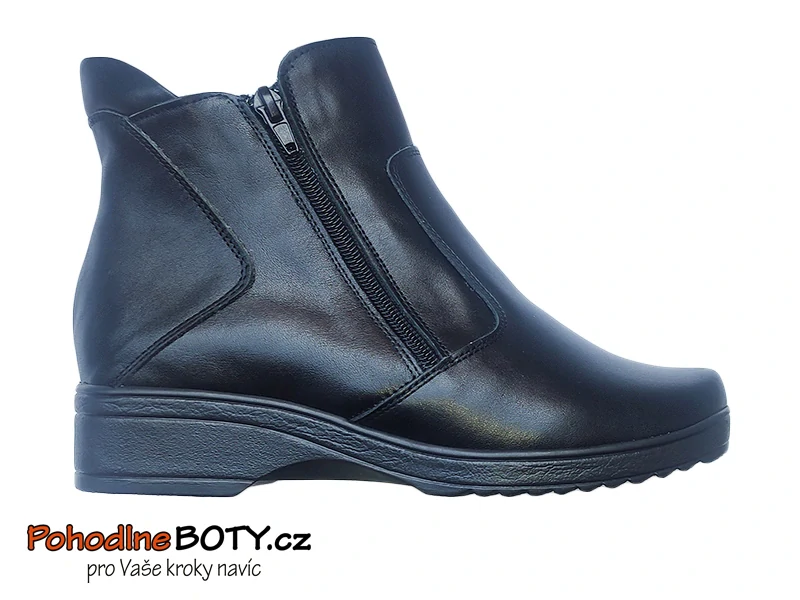 Dámská zimní obuv kotníková široký střih Aldex