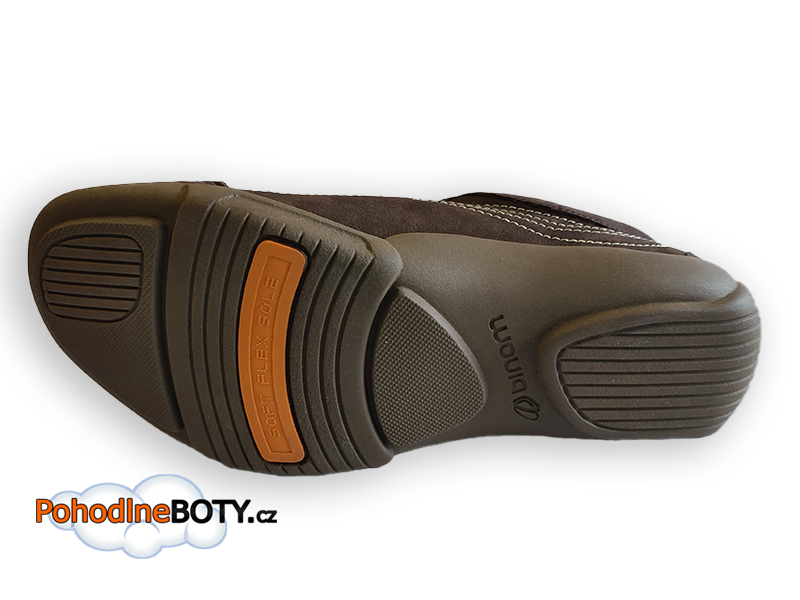 Sportovní vycházkové polobotky Binom kůže