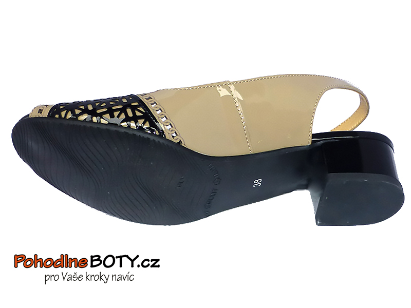 Elegantní dámské otevřené lodičky