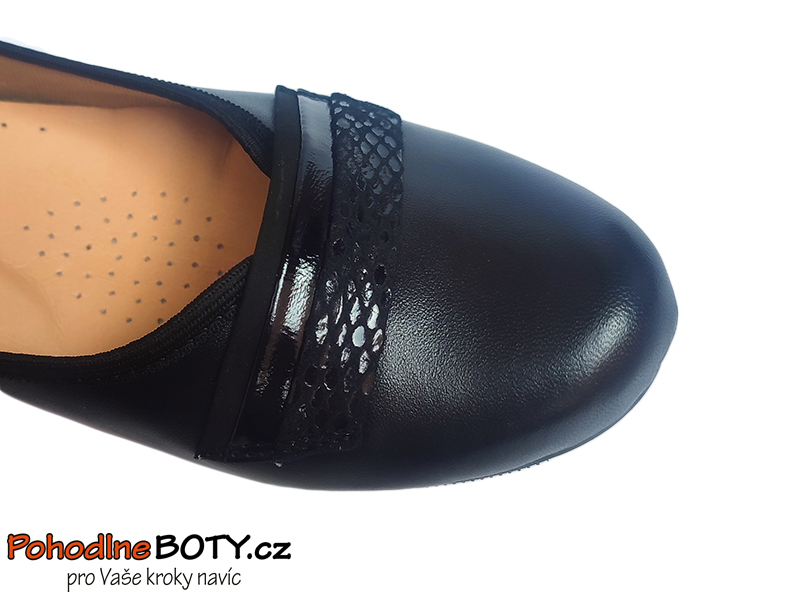 Dámské černé pohodlné lodičky Aldex 940
