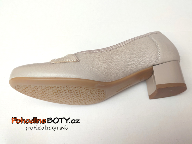 Komfortní dámské lodičky krémové Aldex 1011