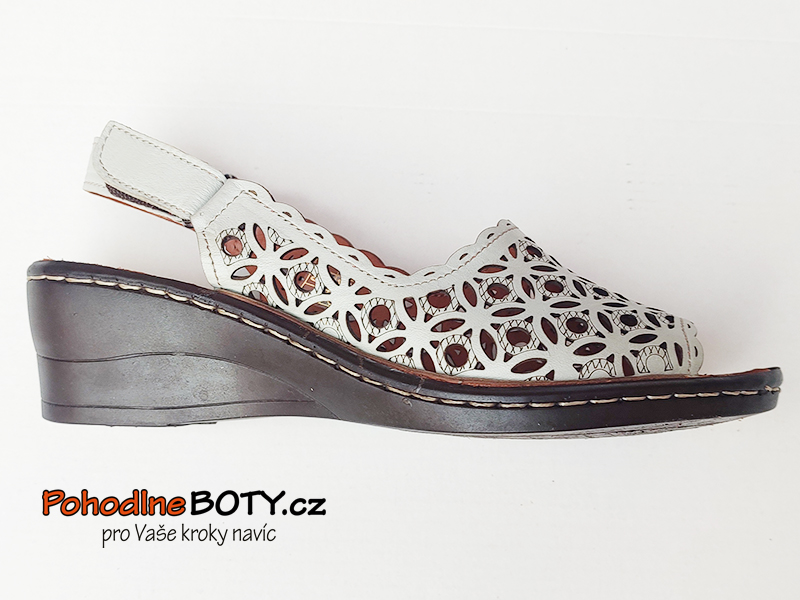 Pohodlné elegantní letní sandály za patu Aurelia 022