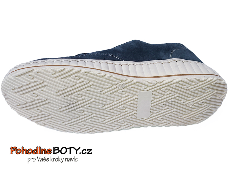 Dámské pohodlné boty s platformou Stiledivita modré 9226