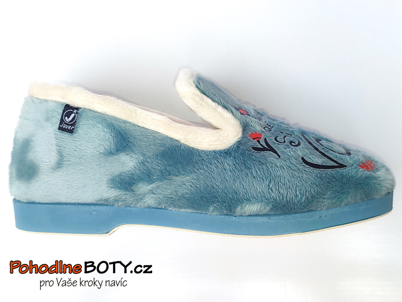 Dámské komfortní parfémované papuče Javer s vlnou