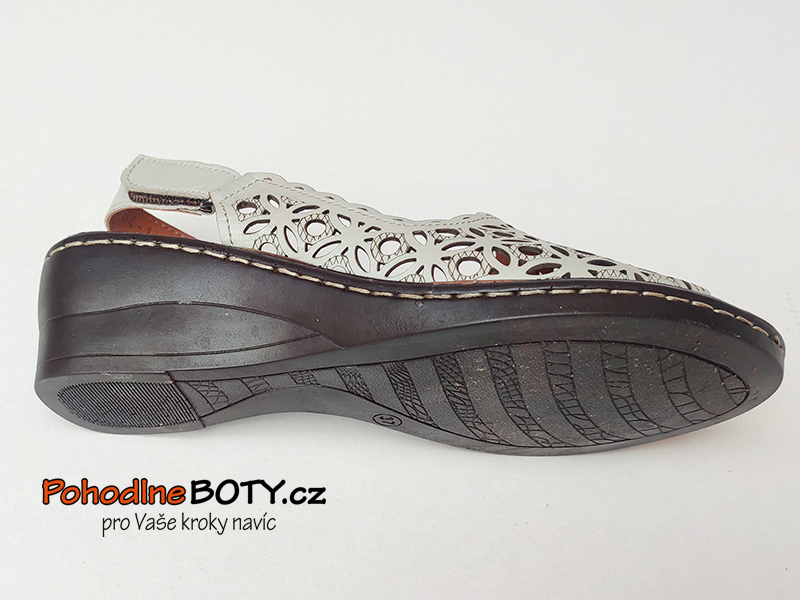 Pohodlné elegantní letní sandály za patu Aurelia 022