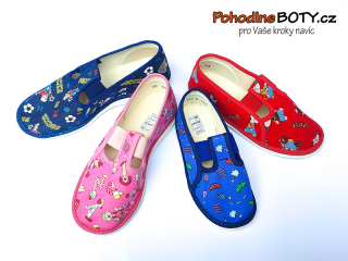 Klasické dětské přezůvky papuče česká výroba