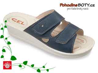 Dámské pantofle na klínku gelová stélka Mjartan 2814G13