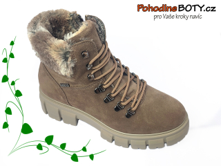 Dámské zimní workerky hnědé Imac 458029