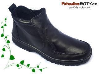 Pánská zimní obuv kůže kotníková Aurelia E-686
