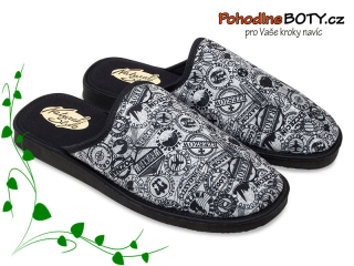 Pánské domácí pantofle Natural Style s měkkou stélkou