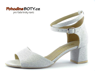 Dámské společenské sandále Aurelia 52 stříbrné