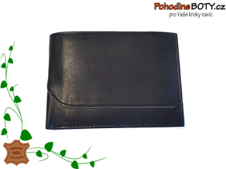 Pánská kožená černá peněženka Z33