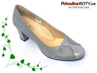 Dámské šedé lodičky Aldex 1733