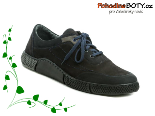 Pánské polobotky sportovní MA906 tm.modré kůže Wawel