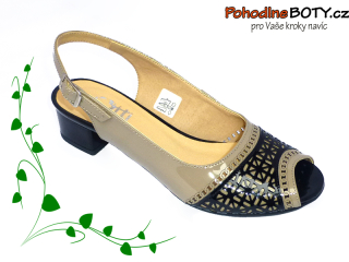 Elegantní dámské otevřené lodičky 