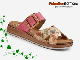 Dámské letní nazouváky Inblu klínek 