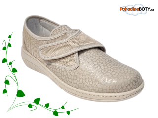 Dámská zdravotní obuv pružná Medi line béžová