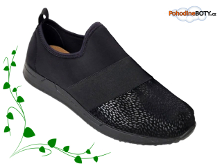 Dámská zdravotní obuv pružná Medi line černá  