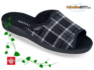 Pánský domácí pantofel káro 504K60