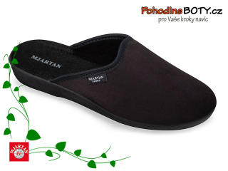 Pánská domácí obuv pantofel Mjartan černé 608 T-44