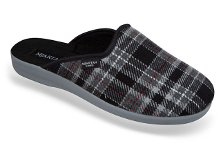 Pánské domácí nazouváky Mjartan 608- K83 káro 