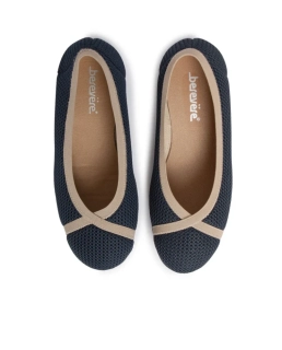 Dámské pružné pohodlné baleríny na nízkém klínku v.37 Berevere V0075