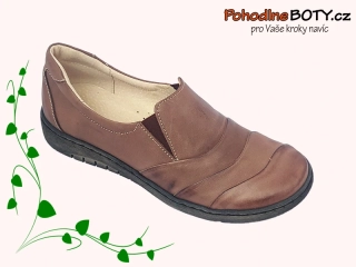 Dámské vycházkové mokasíny hnědé Aldex 511K9