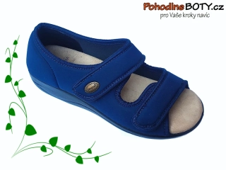 Dámská zdravotní obuv Sanycom modrá plná pata