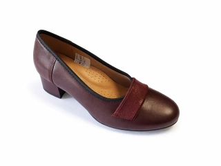 Komfortní dámské lodičky bordó Aldex 1011 