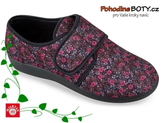 Bačkory papuče uzavřené na suchý zip 651