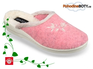 Dámská domácí obuv pantofel Mjartan růžové 961