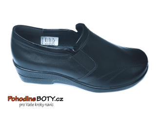 Dámské kožené mokasíny širší střih Aldex 203/521s 