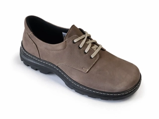 Pánské široké kožené polobotky De Plus 607K