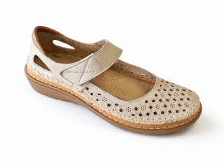 Dámské pohodlné baleríny Aurelia 22159 béžové