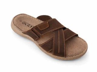 Pánské kožené nazouváky Selma MR21489