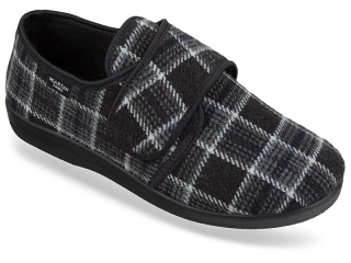 Pánské domácí papuče na suchý zip Mjartan 652K10