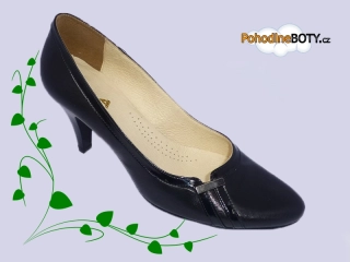 Lodičky černé hladké Aldex